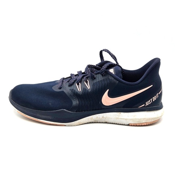 Nike In-Season TR 8 Navy Coral Women's Training Shoes Size 9 - Picture 1 of 5